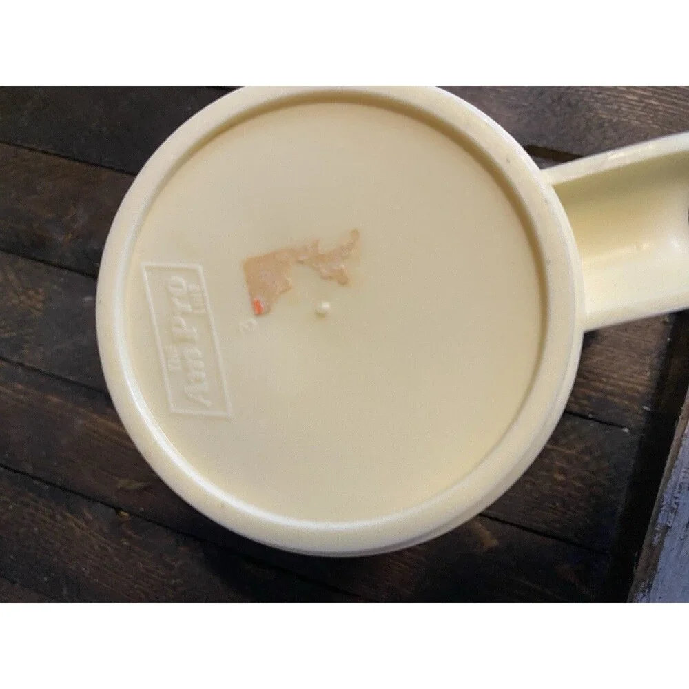 Vintage Set Of 6 Of Mugs The Am Pro Line Stackable Plastic Mugs